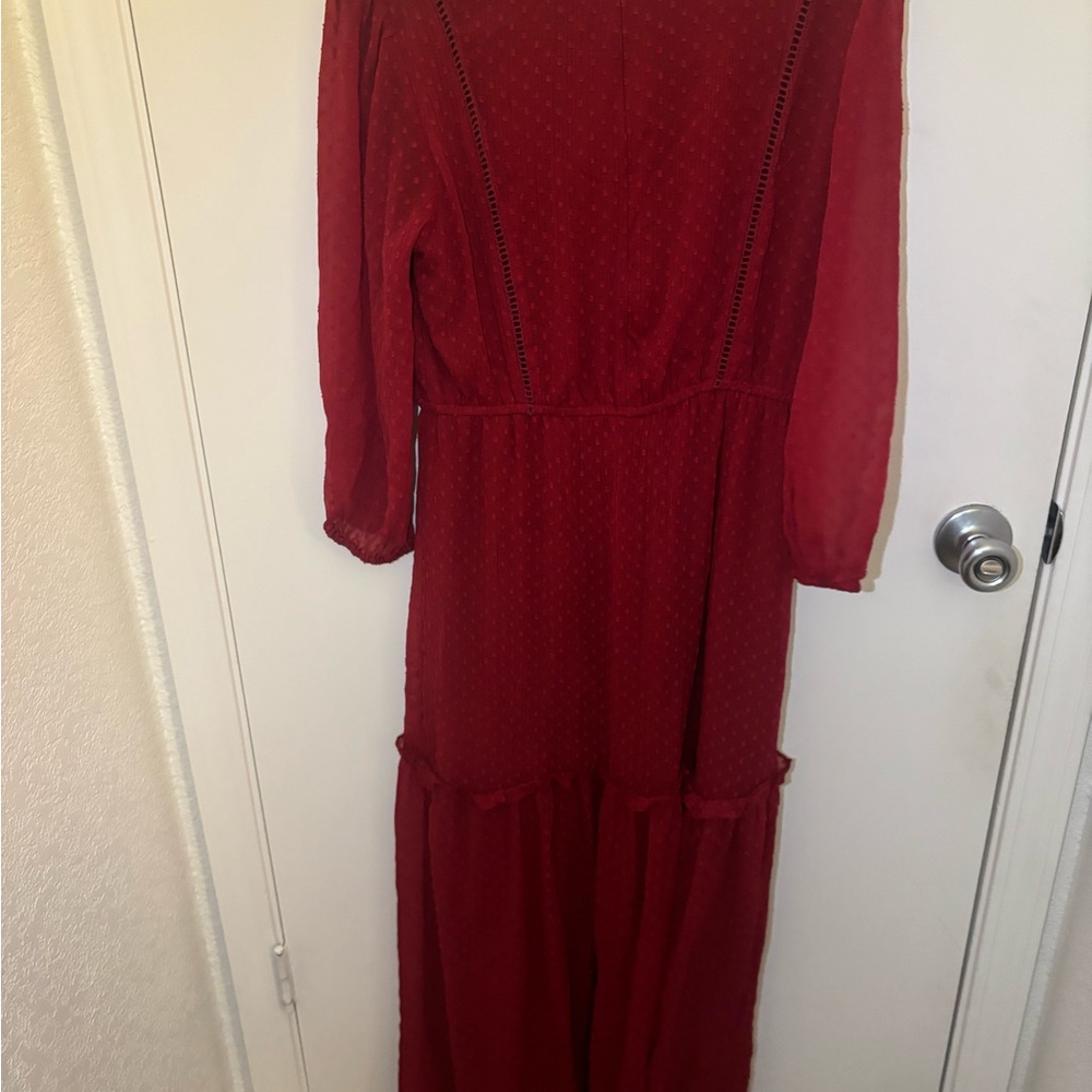 Elegant Red Women's Dress